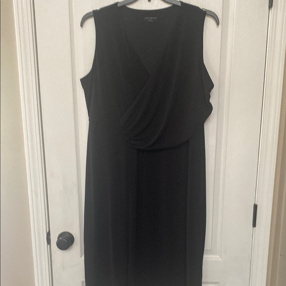 Lane Bryant Elegant Black Sleeveless Dress